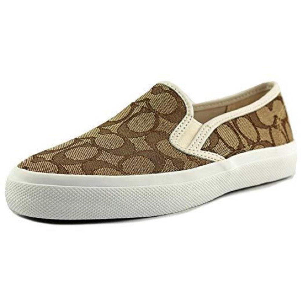 Coach Chrissy Signature Slip-On Sneakers Women’s 9.5 Athletic Fashion Shoes - Picture 4 of 16